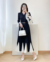 Luxury Formal Pleats Resort Dress